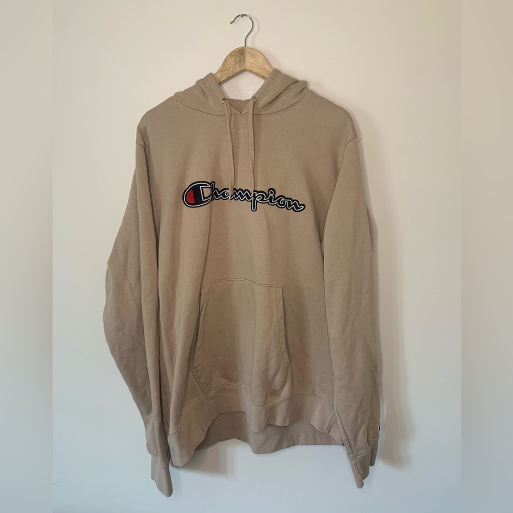 Champion Beige Brown Sweatshirt Size XL
